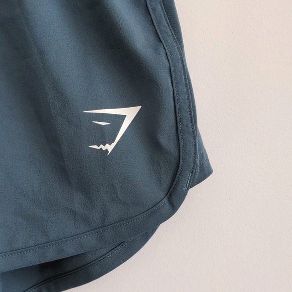 GYMSTARK | Training Loose Fit Shorts Pull On Stretchy Waistband, Teal, Womens L - Picture 3 of 9